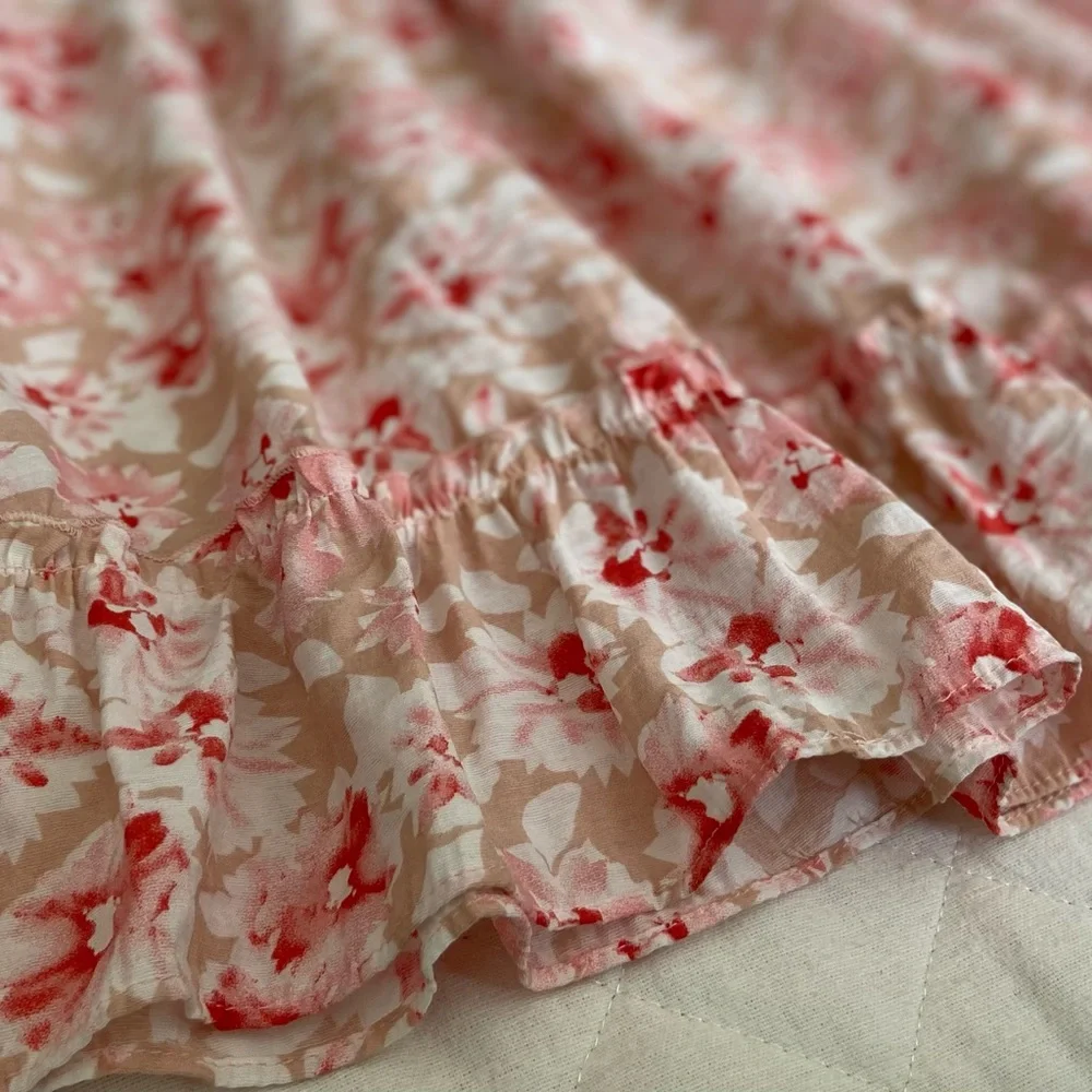 🌸 Storia, Prosecco Rosé Ruffled Mini Dress - Picture 12 of 16